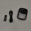 Mbzoey Electric Foil Shavers for Men: Mini Electric Razor for Face - IPX7 Waterproof Cordless Razor with LED Display & Fast Charge - Micro-Comb Technology & Precision Blades (Sanded Grey)