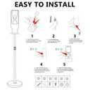 Blulu 4 Pack Commercial Automatic Hand Sanitizer Dispenser