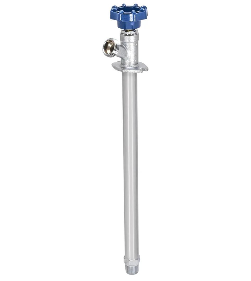 Eastman 12 Inch Frost Free Sillcock, 1/2 Inch MIP x 1/2 Inch Sweat, Blue, 80223