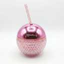 B•WELL Pink Disco Ball Tumbler Water Bottle