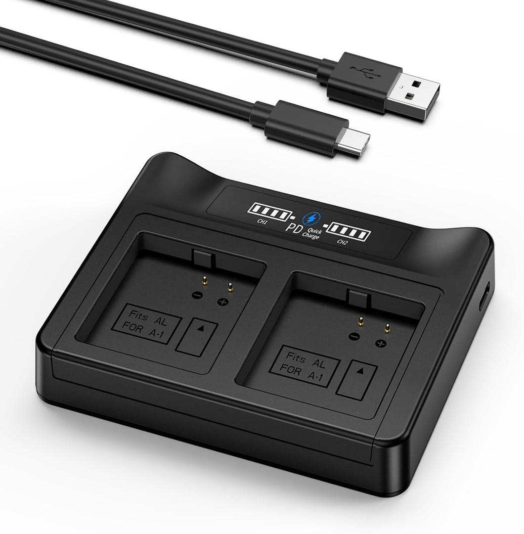 New 18W PD Fast Charging LCD USB Dual Battery Charging Station for Arlo Pro, Arlo Pro 2 Home Security Camera System Batteries