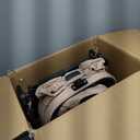 Small Dog Stroller, Pet Stroller for Small Dogs, 5-in-1 Dog Strollers - Fold All in One Without Detaching Carrier, Pet Strollers with Removable Waterproof Carrier for Dogs Cats 10 lbs 20 lbs - Khaki