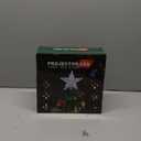 Kesfitt Christmas Tree Topper with 10M Colorful Light Cord, Tree Top Star Decoration with 6 Projection Modes, Silver Tree Topper Lighted 3D Glitter Dynamic Projection for Xmas Party Holiday