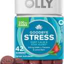OLLY Goodbye Stress Gummy, GABA, L-Theanine, Lemon Balm, Stress Relief Supplement, Berry - 42 Count, BBD: 04 Aug 2026