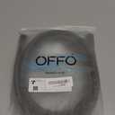 OFFO Ultra-Flex Shower Hose, Premium RV PVC Handheld Shower Head Hose Flex Hoses Extension with Brass Insert and Nut for Bathing Pet Bathing, 100 in Matte Black