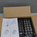 2-Pack Stackable Rack Organizer, Storage for Kitchen Pantry Cabinet, Holders for Food, Multifunctional Dispenser for Snacks Soda (Black)