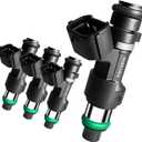XLNTAPS Set of 4 Upgraded 18 Holes Fuel Injectors Fits for Nissan :Altima 2015-2018, NV200 2018-2021, Rogue 2015 2017-2020, 2.0L 2.5L, OEM # FBY2855 (4 Pcs)