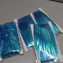 4 Pack 3.3x8.2 Feet Neon Iridescent Foil Fringe Backdrop Curtains, Tinsel Streamers Birthday Party Decorations, Fringe Backdrop for Graduation, Baby Shower, Gender Reveal, Disco Party