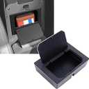 Aunginsy Armrest Hidden Storage Box Compatible with Mitsubishi L200/Mitsubishi Triton 2024 2025 Accessories, Car Center Console Armrest Handrail Privacy Storage Organizer Tray ABS Insert Manage