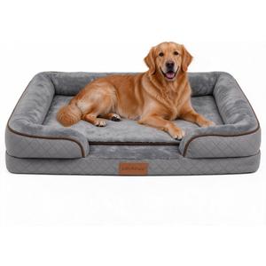 Dog Bed with Reusable Potty Pad - 44" x 31" x 6.2"