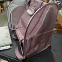 Lollimeow Expandable Cat Carrier Backpack for Large Cats - Airline Approved Pet Carrier Backpack for Small Dogs, Hiking & Travel, Waterproof with Breathable Mesh, 22lbs Capacity (Plum, Large) (Large (16.5"x10.2"x15.8"))