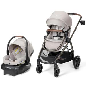 Maxi-Cosi Zelia Luxe 5-in-1 Modular Travel System (New Hope Tan)