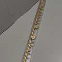 TWOPAGES Gold Adjustable Cafe Curtain Rod with Rings, Fits 28-48 Inch Kitchen Windows, Small Decorative Curtain Rod for Bathroom, French Door & Bedroom(1 Pack)