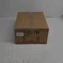 Gold Semi Flush Mount Ceiling Light Fixture, 17.7-Inch Farmhouse Modern Flush Mount Light Glass Drum Lights Foyer Lighting Fixtures for Kitchen Entryway Hallway Bathroom Bedroom Laundry Room