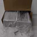 Over The Door Organizer, Metal Door Organizer Hanging with 5 Adjustable Baskets and Coat Hook, Behind The Door Storage for Bedroom Closet Bathroom Pantry Cabinet Kitchen, White