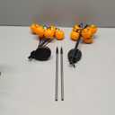 2Pcs Outdoor Solar Pumpkin Lights Garden Ghost Solar Lights