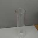 12 Pack Glass Cylinder Vases 14 Inch Tall Clear Flower Vase for Centerpieces, Hurricane Floating Candle Holder Wedding Decorations, Floral Vase Bulk for Table Shelf Party Home Deco (14 x 3.35 Inch)