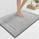 anllugs Bathroom Rugs, Non-Slip Bath Rugs, 24" x 36", Light Grey
Extra Soft, Super Absorbent, Machine Washable, Quick Dry, Bath Mats for Shower and Bathtub, TPR Backing, Runner Rugs