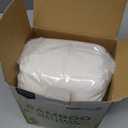 PlushDeluxe Premium Bamboo Mattress Protector  Queen Size, Waterproof, & Ultra Soft Breathable Noiseless Washable Bed Mattress Cover for Comfort & Protection - White