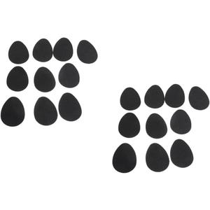 Womens Non Slip Foot Cushion Pads Durable Self Adhesive Shoe Insoles for High Heels Boots Sandals Black Grip Protector for All