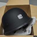 German Style Motorcycle Half Helmet, Retro Half Face Helmet for Adult Men Women DOT Approved