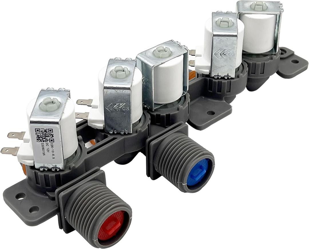 Washing Machine Water Inlet Valve for LG WT5070CW WT5001CW WT1101CW WT1201CV WT5101HV WT5101HW WT1701CV WT1701CW WT1501CW WT1201CW WT1701CV/00 WT1801HWA WT1801HVA WT1901CW WT4870CW WT7700HWA
