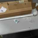 Ivilon Drapery Treatment Window Curtain Rod - Ball Style, 28 to 48 Inch. Color White/Ivory