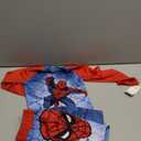 Marvel Spider-Man Boys UPF 50+ Rash Guard and Swim Trunks for Toddler and Big Kids (4, Red/Blue)