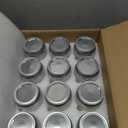 Amzcku 8 oz Vintage Mason Jars with Lids, Regular Mouth Canning Jar, Safe For Storage, Canning, Pickling, Preserving, Fermenting, DIY Crafts & Decor 12 Pack