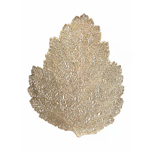 Ornament Leaf Vinyl Placemat 4Pk