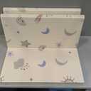 Nuby Reversible Baby Floor Mat - Foldable and Lightweight Baby Play Mat for Floor - Easy Storage and Travel - Stars and Sky