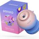 POCOCO Galaxy Star Projector with 2M-Pixel Lens & 5K Discs | Home Planetarium Projector for Relaxation, Study, and Sleep Aid | Includes 2 Films | Ideal Gift (Blue Pink)