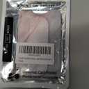 Detachable Cell Phone Wallet Mobile Phone Kickstand Finger Grip Stand, Selfie and Hand-free Wireless Charging Compatible for iPhone and Smartphones (Marble Brown)