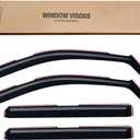 in-Channel Window Visors Rain Guards for 2019-2026 Chevy Silverado/GMC Sierra 1500 Crew Cab, Window Vent Wind Shades Deflectors