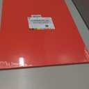 Thirteen Chefs Extra Large 24 x 18 Red Cutting Board - HDPE Plastic, 1/2" Thick Poly for Commercial Restaurant Kitchens, NSF Stamped