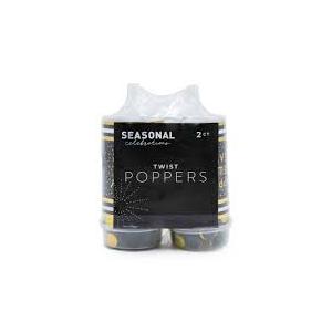 6 x NYE Twist Poppers  