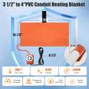 Integrated DesignPVC Heat Blanket Heat from 195 for 3 Min to Bend,Newly Added Overheat Protection and Temperature Control,Made Silicone,Longer Service Life,120V/200W