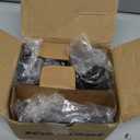 Kwikset 660 Deadbolt Lock, Matte Black Square Exterior Keyed Front Entry Door, Pick Resistant SmartKey Rekey Security, Single Cylinder Dead Bolt