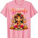 Happy Diwali Funny Festival Proud Indian Girl Kids Toddlers T-Shirt, Size: XS