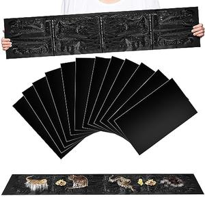 12 Pack Extra Large Glue Traps for Mice and Rats, Heavy Duty Super Sticky Traps for Mice Rats Snakes, Rat Glue Trap for Indoor Outdoor (48" x 11")
