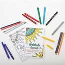 S&S Worldwide Teen Gratitude Journal Class Pack. 100-pgs, Daily Prompts, Cover to Color, Inspiring Quotes, for Self-Esteem, Positive Thinking, Mindfulness, Resilience, Ages 12 and up, 6"x9", Pk 12