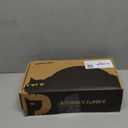 SPUNKYJUNKY Ceramic Dog and Cat Bowl Set with Wooden Stand, Modern Cute Weighted Food Water Set for Small Size Dogs (13.5OZ) & Medium Sized Dogs (28.7OZ) & Cats (1.7 Cups, 2  Beige)