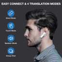 Timekettle WT2 Edge W3 Translator Device,Bidirection Simultaneous Translation, Translator Earbuds with 40 Languages, Real time Translator,Fast Reaction with Revolutionary Al Tech, Online Version
