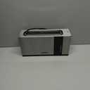 Mueller UltraToast Full Stainless Steel Toaster 2 Slice, Long Extra-Wide Slots with Removable Tray, Cancel/Defrost/Reheat Functions, 6 Browning Levels with LED Display, Housewarming Gifts New Home