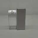 Remerry 3 Pcs Milk Carton Water Bottle Square Plastic Coffee Portable Reusable Milk Carton Cup Leakproof Juice Bottle (Clear)