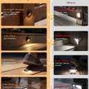 CLOUDY BAY [12 Pack] Anti-Glare Low Voltage LED Deck Lights - 12-24V Recessed Step Riser, IP65 In-Ground Outdoor, 2700K Warm White, Aluminum Housing, Oil Rubbed Bronze Finish