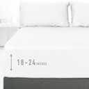 sunflower Extra Deep Pocket California King Sheet Sets Fits 18"-24" in Deep Mattress -100% Cotton Calking Sheet Set, White Hotel Luxury Soft Breathable Sheet Sets for Calking Bed Deep Pocket