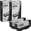 LD Products Remanufactured Ink Cartridge Replacement for Epson 410 410XL High Yield (Photo Black, 2-Pack) Compatible with Epson Expression XP-530 XP630 XP-635 XP-640 XP-830