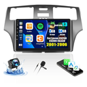 Hikity Car Stereo for Lexus ES250 ES300 ES330 2001 2002 2003 2004 2005 2006 with Wireless Apple Carplay Android Auto, 2+64G Android 13 9 Inch Touch Screen Car Radio GPS WiFi Backup Camera