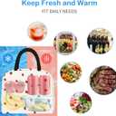 DALINDA Lunch Bag Lunch Box for Women Men,Cute Strawberry lunchbag Reusable Insulated Lunch Tote Bag